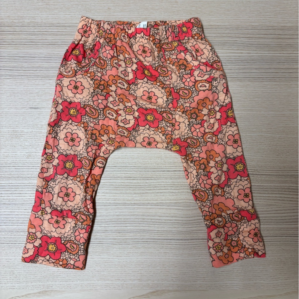Kate Quinn mod floral bamboo panda pants